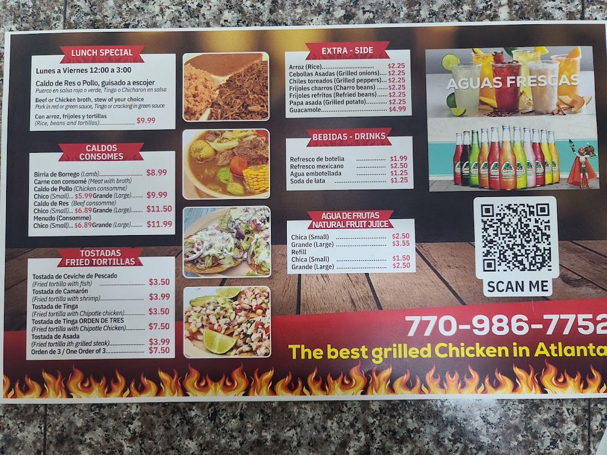 Sinaloense Pollo Asados Menu - Image 6